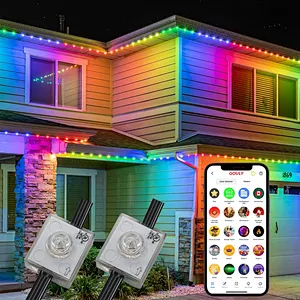 IP68 Outdoor Waterproof Eave Light RGBW Smart Chasing LED Permanent Pixel Light